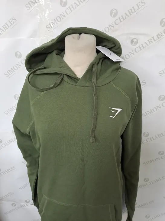 GYMSHARK CREST HOODIE SIZE M