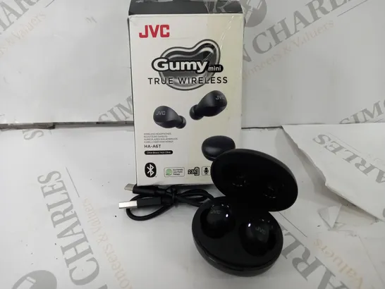 BOXED JVC TRUE WIRELESS GUMY EARBUDS - BLACK