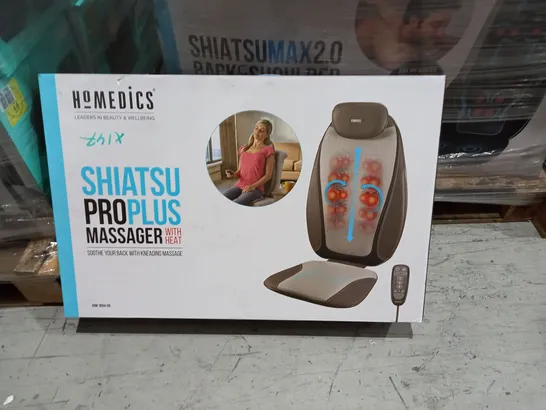 BOXED HOMEDICS SHIATSU PRO PLUS MASSAGER WITH HEAT