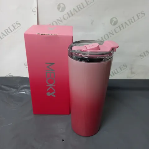 MEOK DRINKING TUMBLER WITH DUO 2-IN-1 LID PINK