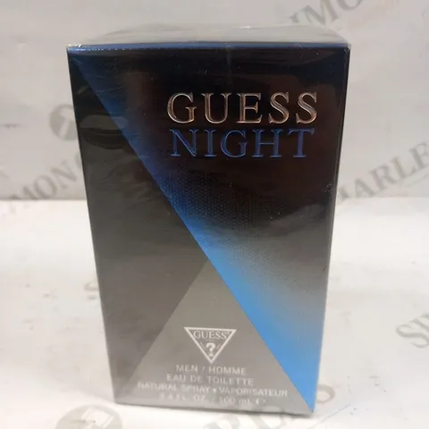 BOXED AND SEALED GUESS NIGHT EAU DE TOILETTE 100ML