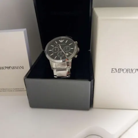 BOXED EMPORIO ARMANI AR2434 WRIST WATCH