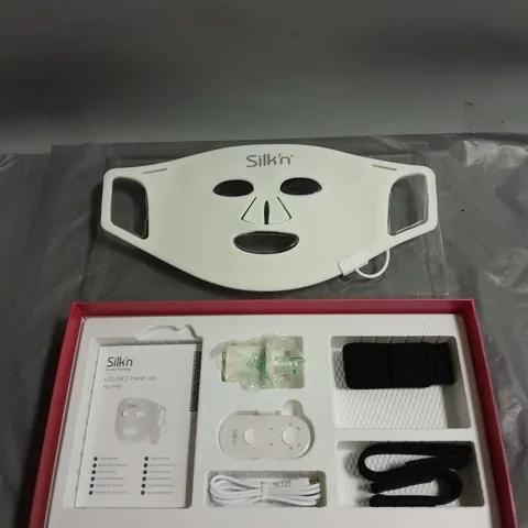 BOXED SILK'N LED FACE MASK 100 SKIN REJUVENATION AND ACNE TREATMENT