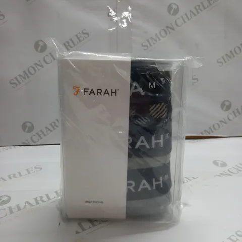 SEALED FARAH PACK OF 3 UNDERWEAR - MEDIUM 