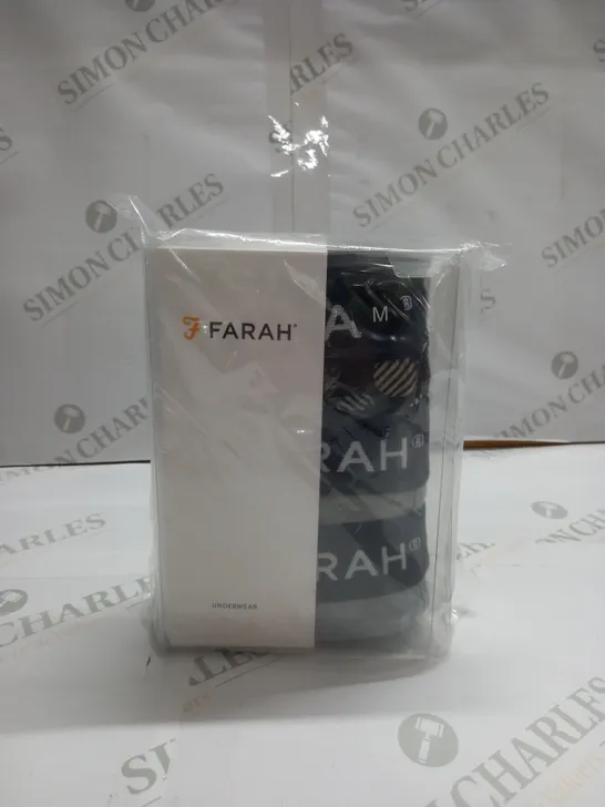 SEALED FARAH PACK OF 3 UNDERWEAR - MEDIUM 