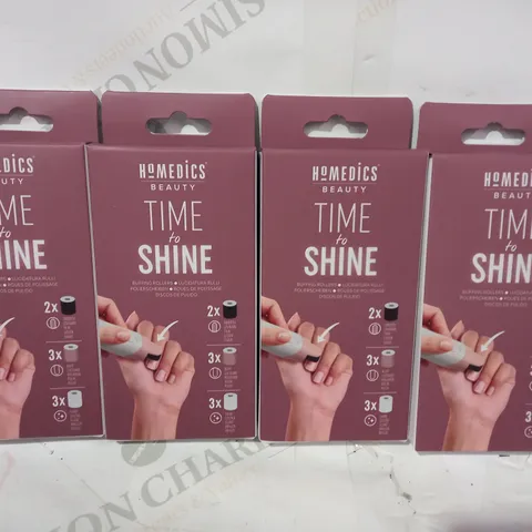 BOX OF APPROXIMATELY 8 HOMEDICS BEAUTY TIME TO SHINE NAIL POLISH ROLLERS