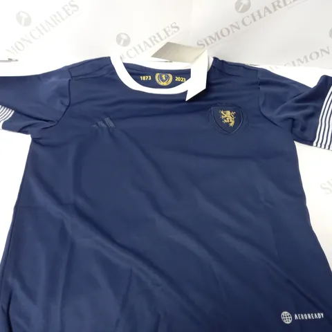 ADIDAS SCOTLAND 150 YEARS FOOTBALL SHIRT - UK 22