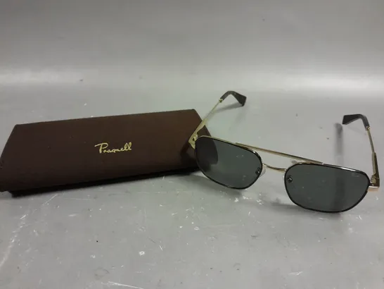 PRAGNELL GOLD COLOURED FRAME SUNGLASSES 