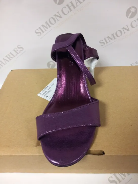 BOXED JD WILLIAMS BARELY THERE PURPLE SIZE 5