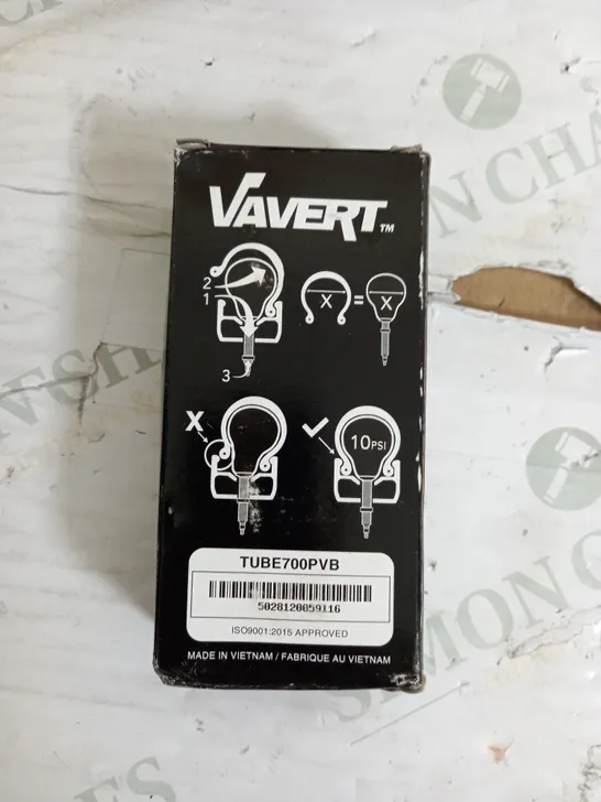 VAVERT HIGH PERFORMANCE INNER TUBE 700 X 18/25C PRESTA VALVE 60MM 