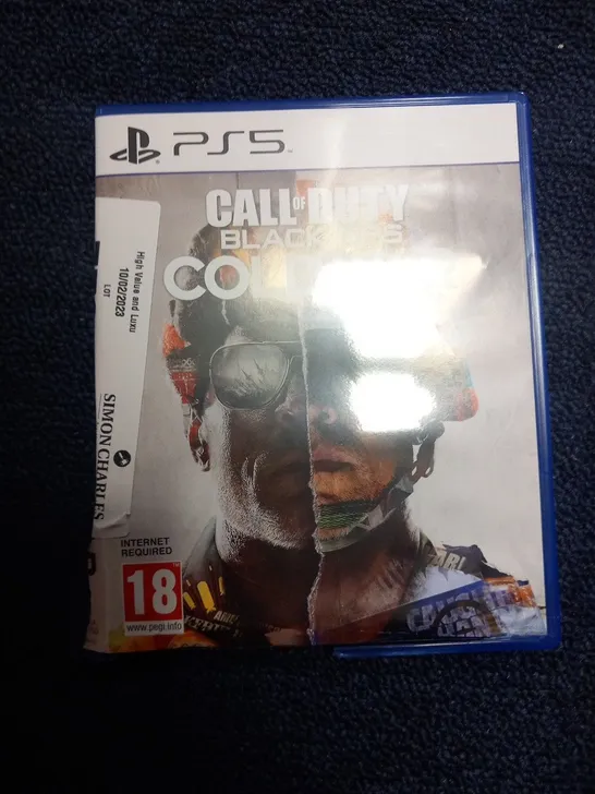 PLAYSTATION 5 CALL OF DUTY BLACK OPS COLD WAR