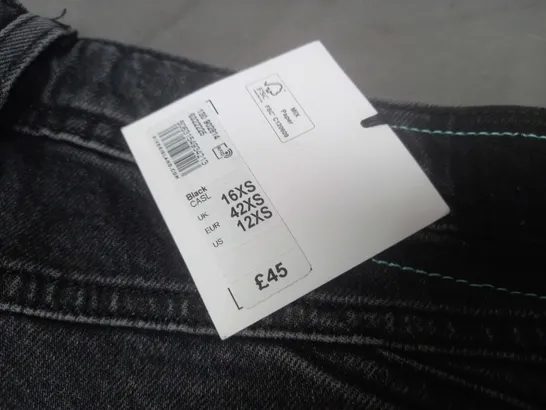 RIVER ISLAND HIGH RISE MOM JEANS - 16 XS