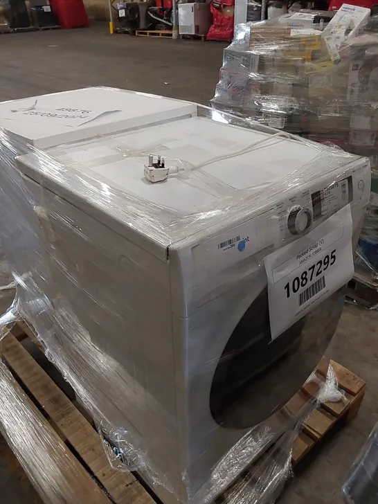 PALLET OF HOTPOINT ACTIVECARE FREESTANDING WASHER DRYER AND HOTPOINT COMPACT FRIDGES 135L WHITE