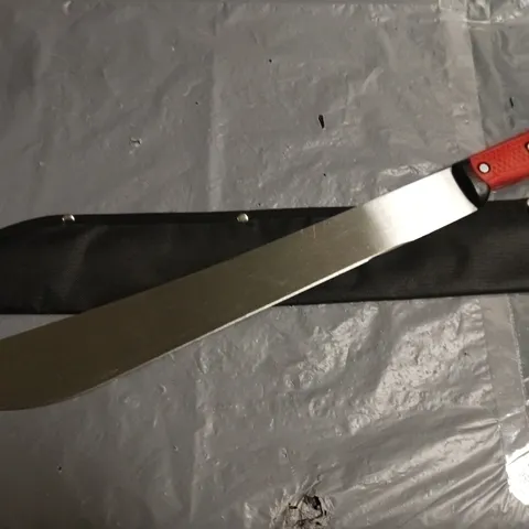 18" RED HANDELED CLEARING MACHETTE