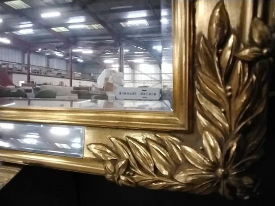 DEKNUDT MIRROR WITH GILT FRAME APPROXIMATELY 90X110CM RRP £1175