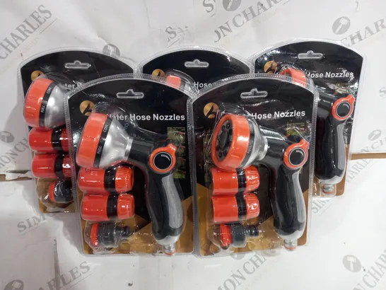 LOT OF 5 WATER HOSE NOZZLES