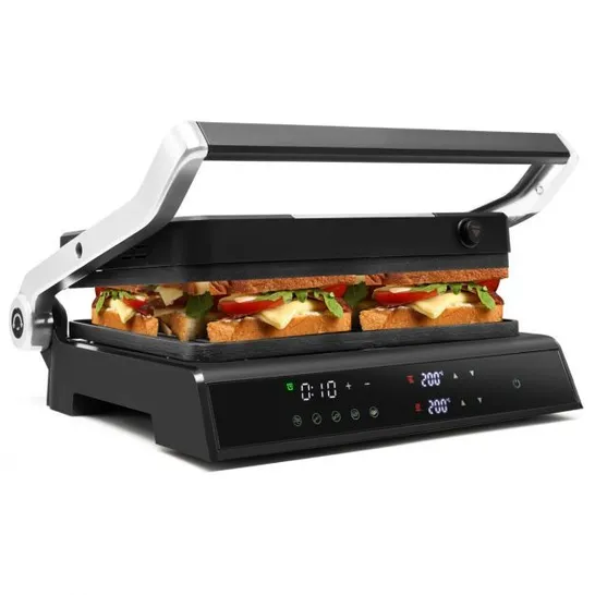 BOXED COSTWAY 1200W NON-STICK ELECTRIC GRILL WITH ADJUSTABLE TEMPERATURE