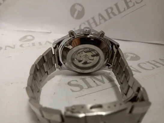 TACHYMETER TM340 STAINLESS STEEL EFFECT SKELETON WATCH