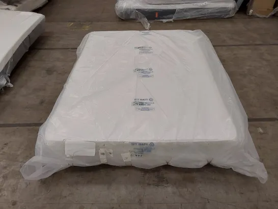 BAGGED 4'6" DOUBLE MEMORY WOOL POCKET SPRUNG HYBRID MATTRESS 