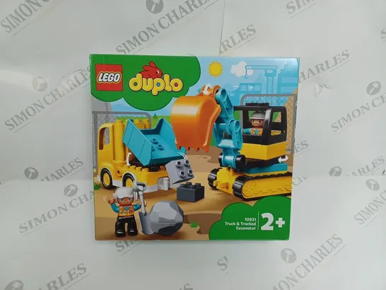 BOXED LEGO DUPLO 10931 TRUCK & TRACKED EXCAVATOR