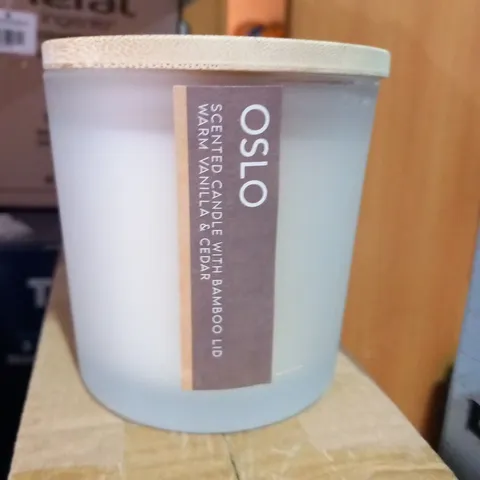 APPROXIMATELY 9 OSLO SCENTED CANDLES 350G