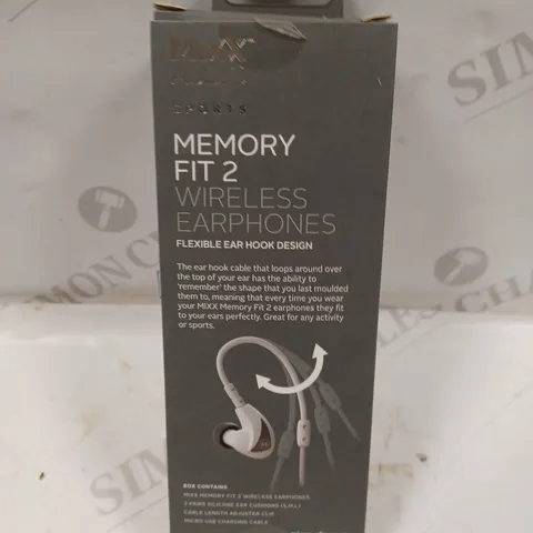 BOXED MIXX AUDIO SPORTS MEMORY FIT 2 WIRELESS EARPHONES