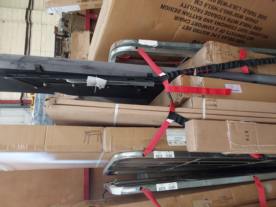 CAGE OF ASSORTED BOXED FURNITURE & BED PARTS