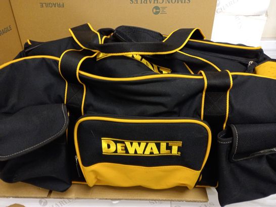 DEWALT DWST1-79210 DUFFEL TROLLEY BAG WITH WHEELS, YELLOW/BLACK