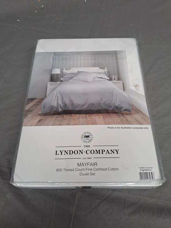 THE LYNDON COMPANY - COTTON DUVET SET - KING