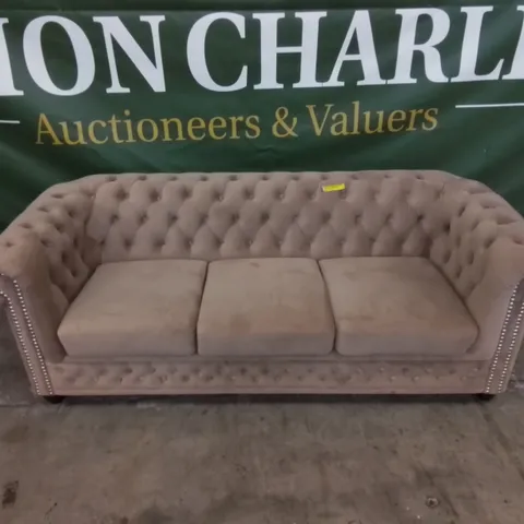 ANZLA 3 SEATER CHESTERFIELD SOFA