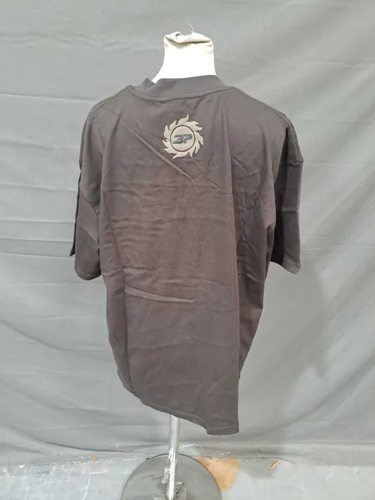 BROKEN PLANET SPACE TRAILS TSHIRT IN MOCHA BROWN SIZE M