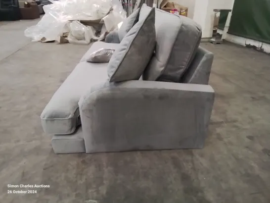 QUALITY DESIGNER VICTORIA 4 SEATER GREY SOFA