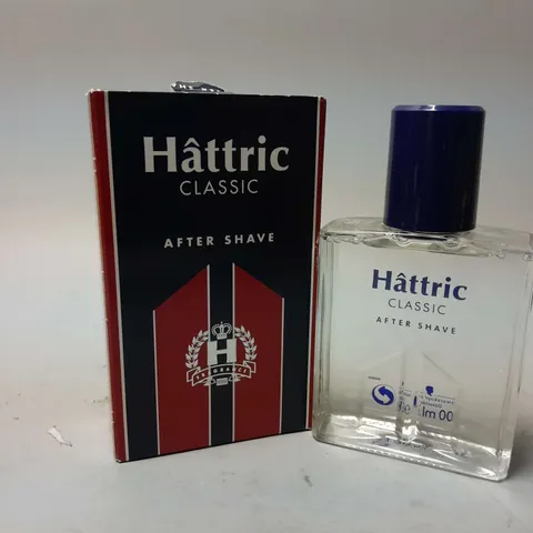 APPROXIMATELY 80 BOXED HATTRIC CLASSIC AFTERSHAVE (80 x 100ml) - COLLECTION ONLY