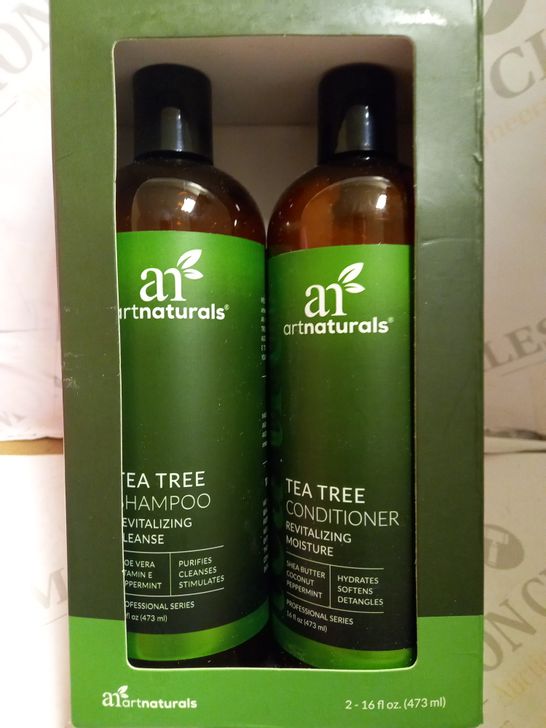 ART NATURALS - TEA TREE SHAMPOO (REVITALIZE & CLEANSE) AND CONDITIONER (REVITALIZE & MOISTURIZE)