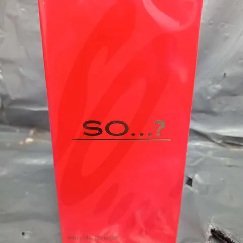 BOXED AND SEALED SO...? EAU DE TOILETTE 50ML