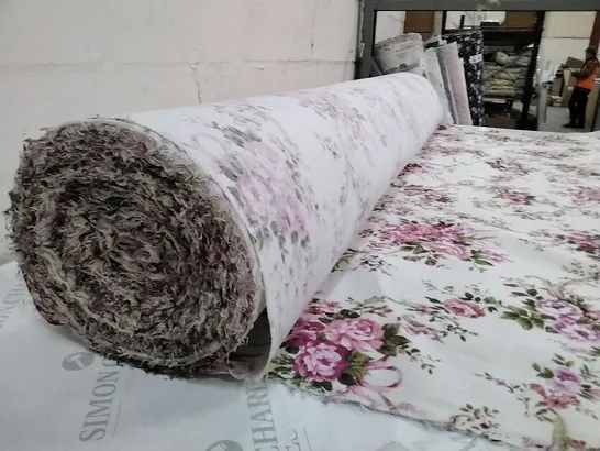 ROLL OF FLORAL FABRIC 