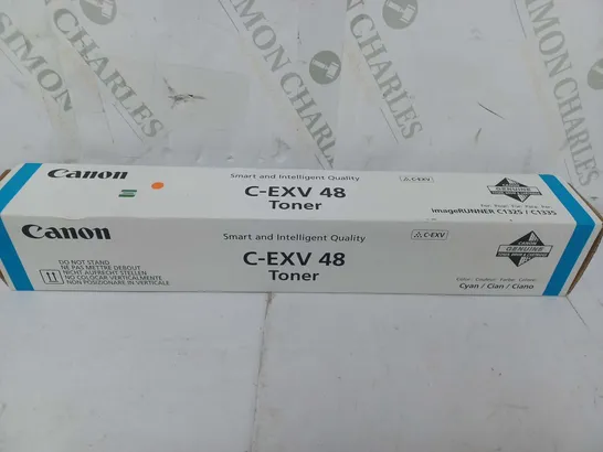 BOXED AND SEALED CANON C-EXV 48 TONER - CYAN