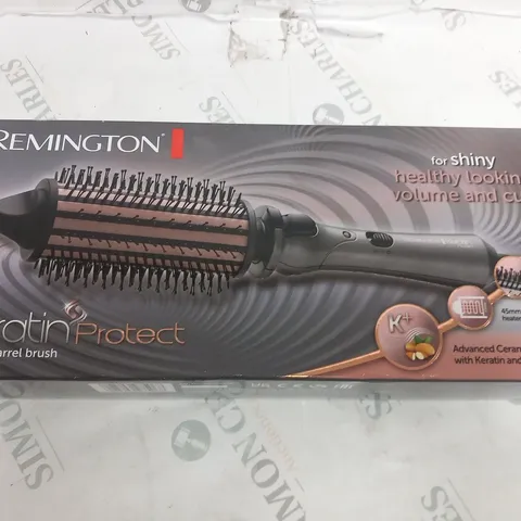 BOXED REMINGTON KERATIN PROTECT HEATED BARREL BRUSH