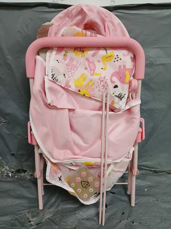 KIDS PINK PUSH CHAIR