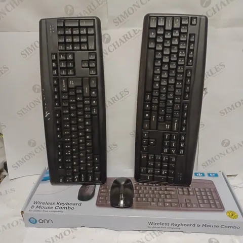 LOT OF 3 WIRELESS KEYBOARDS AND 2 MOUSE