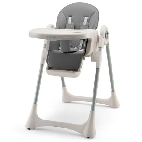 BOXED COSTWAY FOLDABLE CONVERTIBLE BABY HIGH CHAIR WITH ADJUSTABLE HEIGHT AND REMOVABLE TRAY