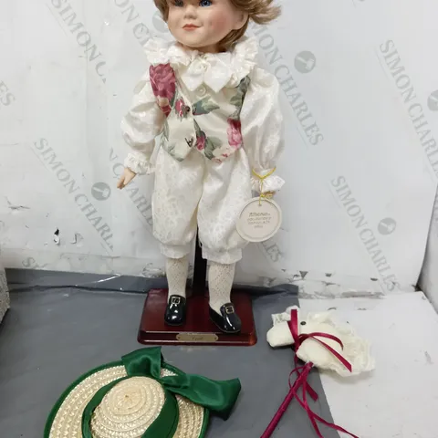 ALBERON COLLECTORS PORCELAIN DOLL - DANIEL 