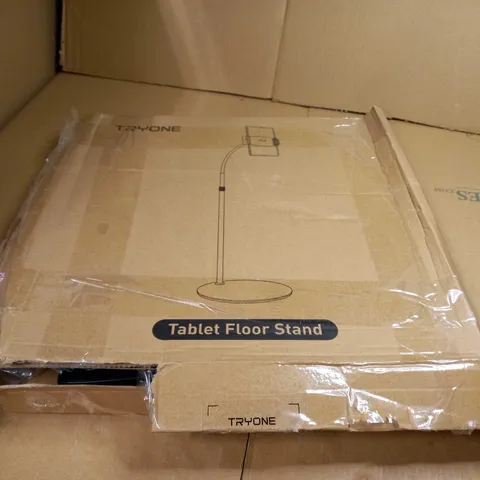 BOXED BLACK TABLET FLOOR STAND