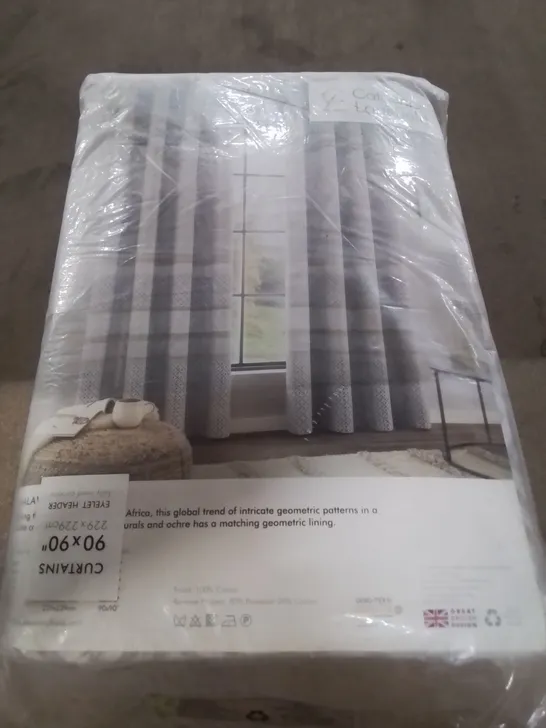 CATHERINE LANSFIELD FULLY LINED CURTAINS 90X90 INCH