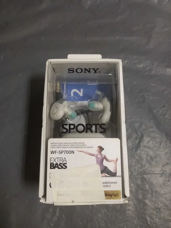 SONY SPORTS WIRELESS BLUETOOTH HEADPHONES WF-SP700N