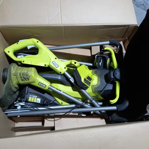 RYOBI 18V ONE+ CORDLESS 33CM LAWNMOWER AND TRIMMER