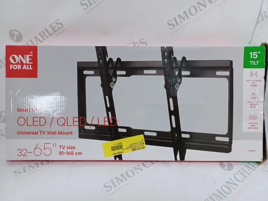 BOXED ONE FOR ALL SMART LINE UNIVERSAL WALL MOUNT FOR TVS 32-65