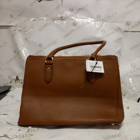 RUTH LANGSFORD BROWN HANDBAG 