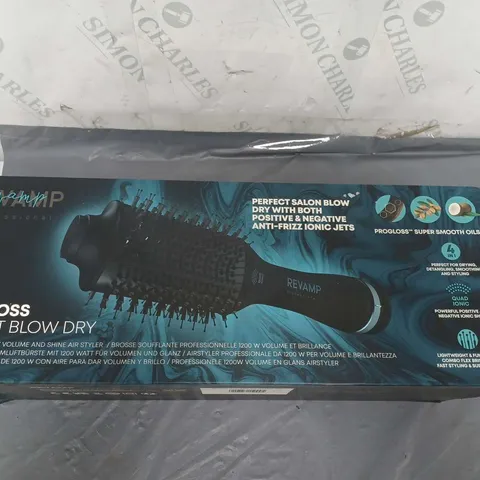 REVAMP PROGLOSS PERFECT BLOW DRY 1200W BRUSH