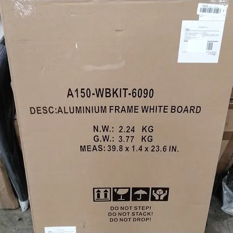 BOXED ALUMINIUM FRAME WHITE BOARD 